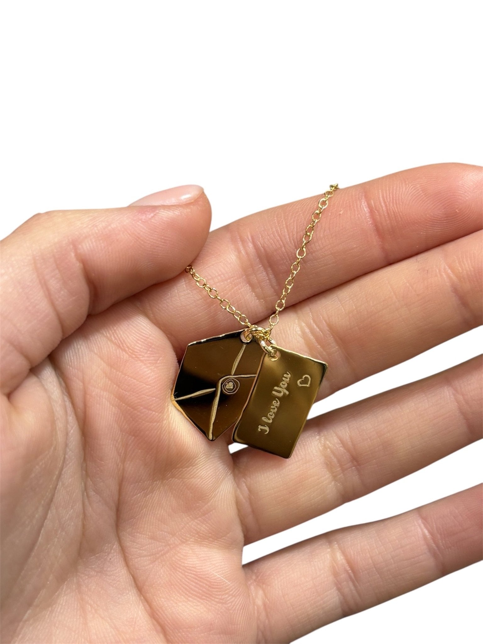 Collana I love you oro in argento 925 - SIddharta