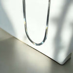 Collana piatta lucida small argento 925 - SIddharta