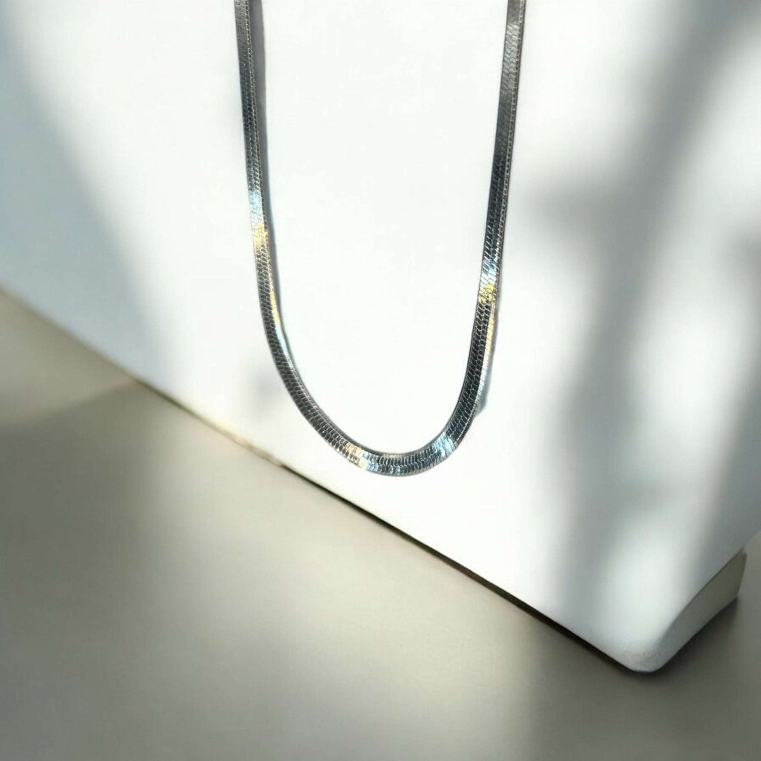 Collana piatta lucida small argento 925 - SIddharta
