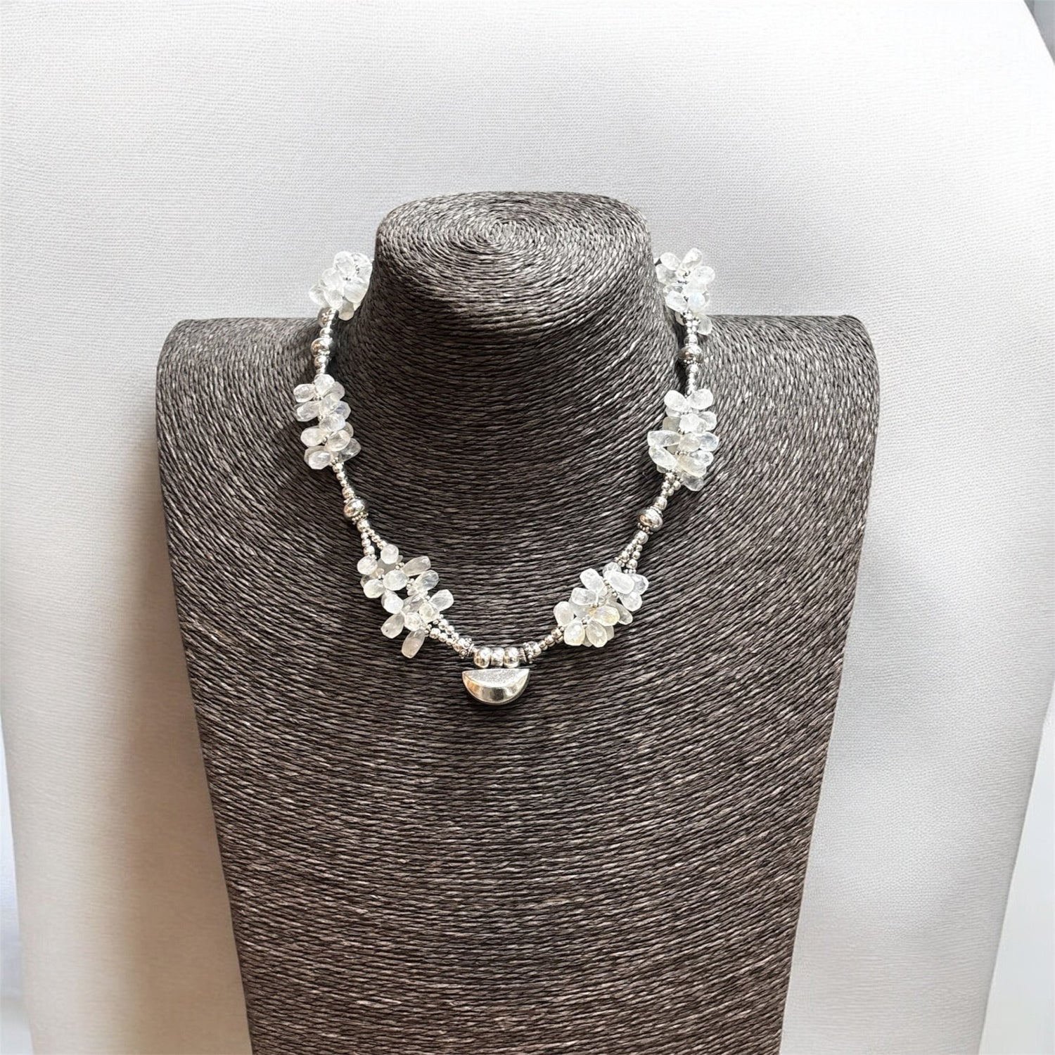 Collana pietra di luna in argento 925 - SIddharta