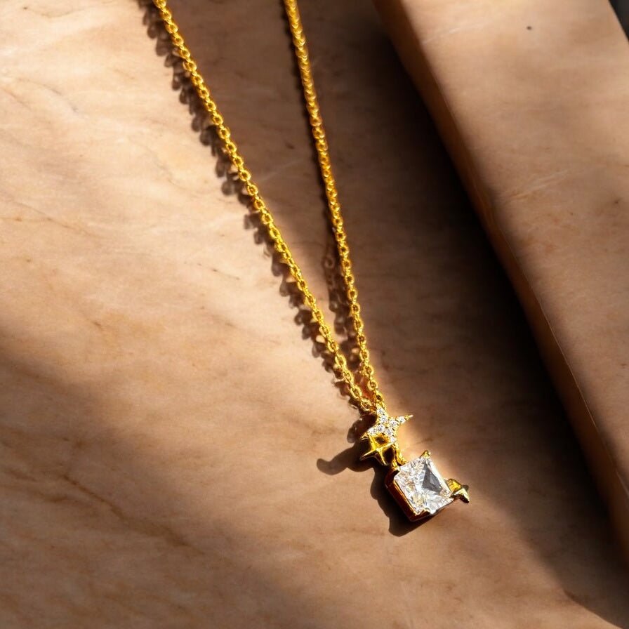 Collana punto luce oro in argento 925 - SIddharta