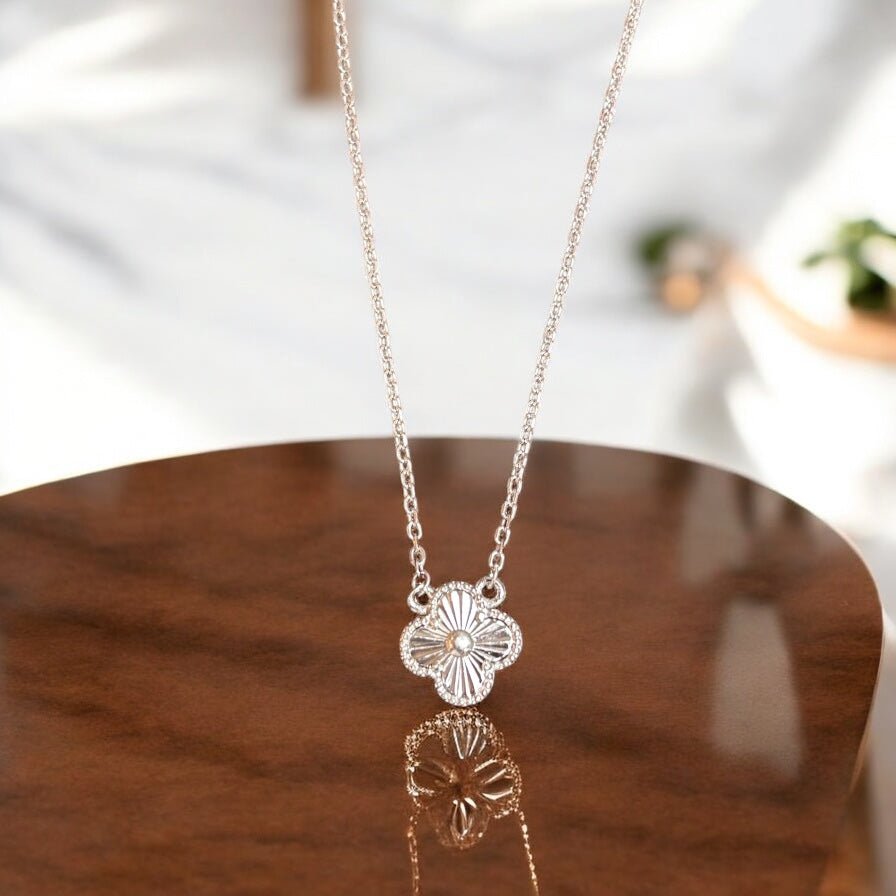 Collana quadrifoglio in argento 925 - SIddharta