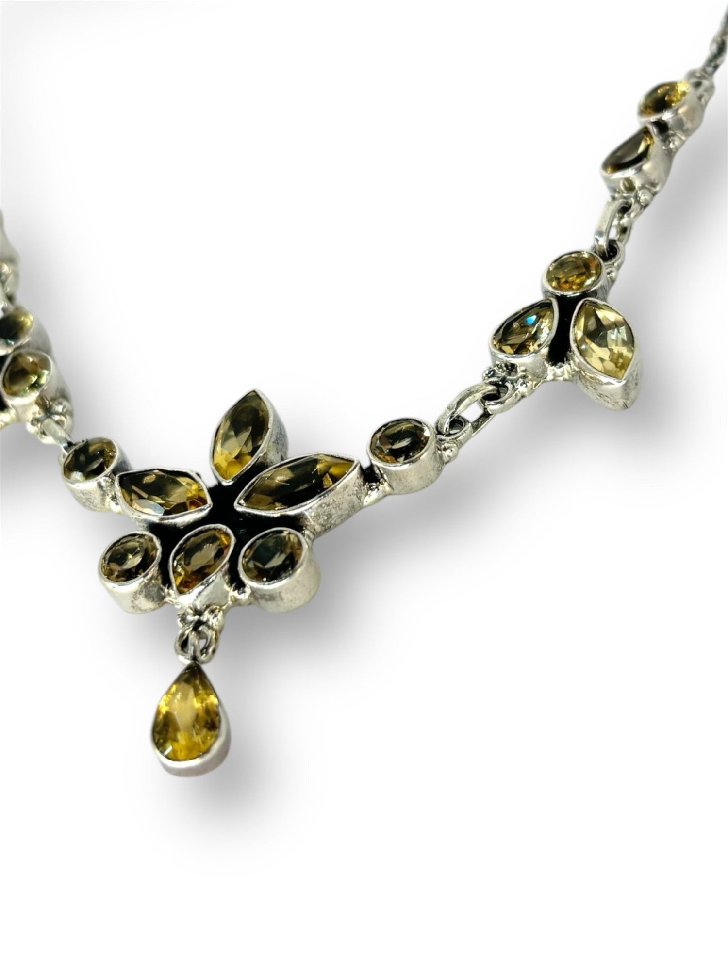 Collana Quarzo citrino argento 925 - SIddharta