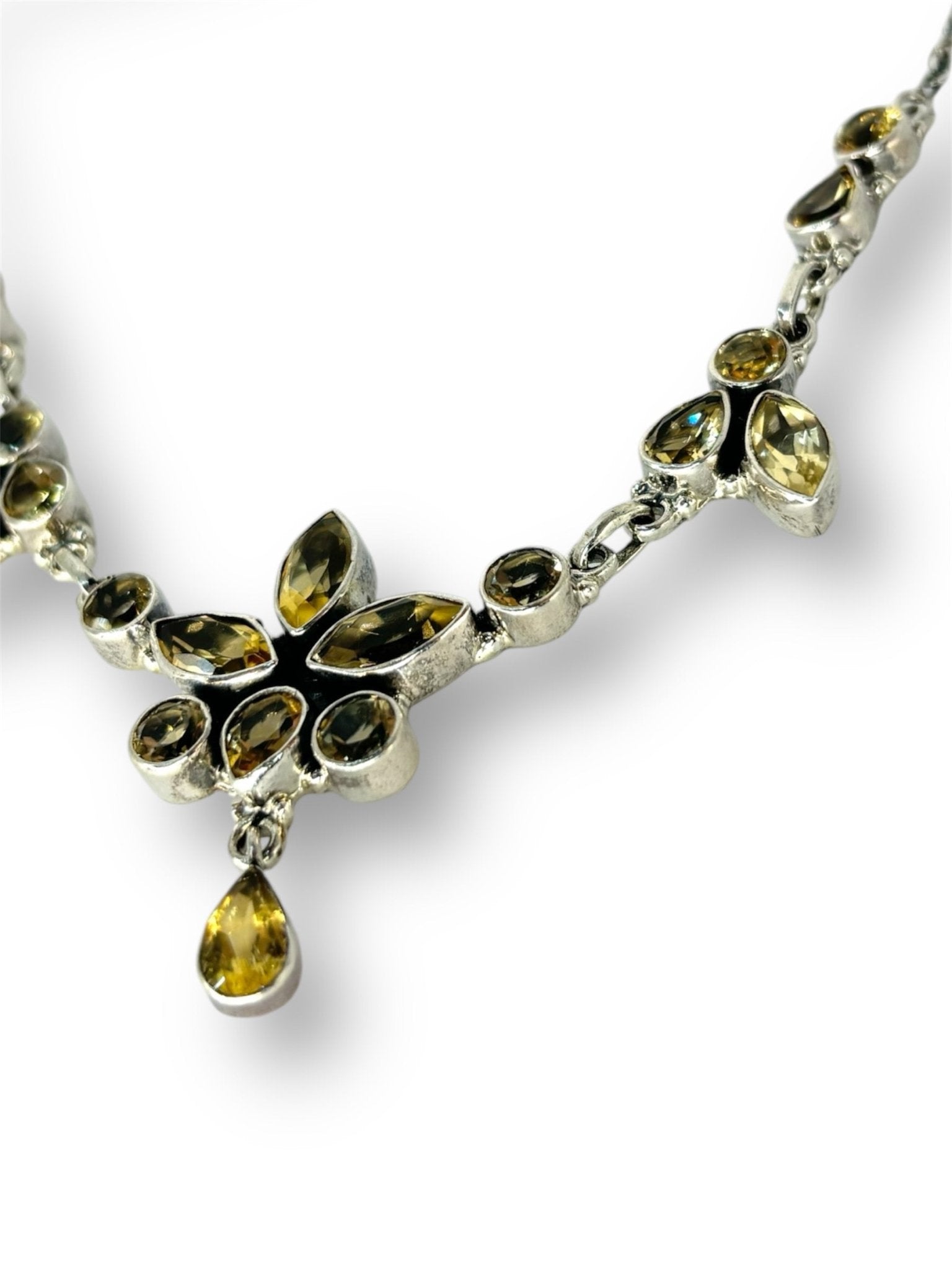Collana Quarzo citrino argento 925 - SIddharta