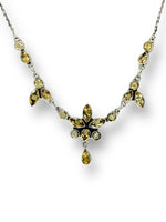 Collana Quarzo citrino argento 925 - SIddharta