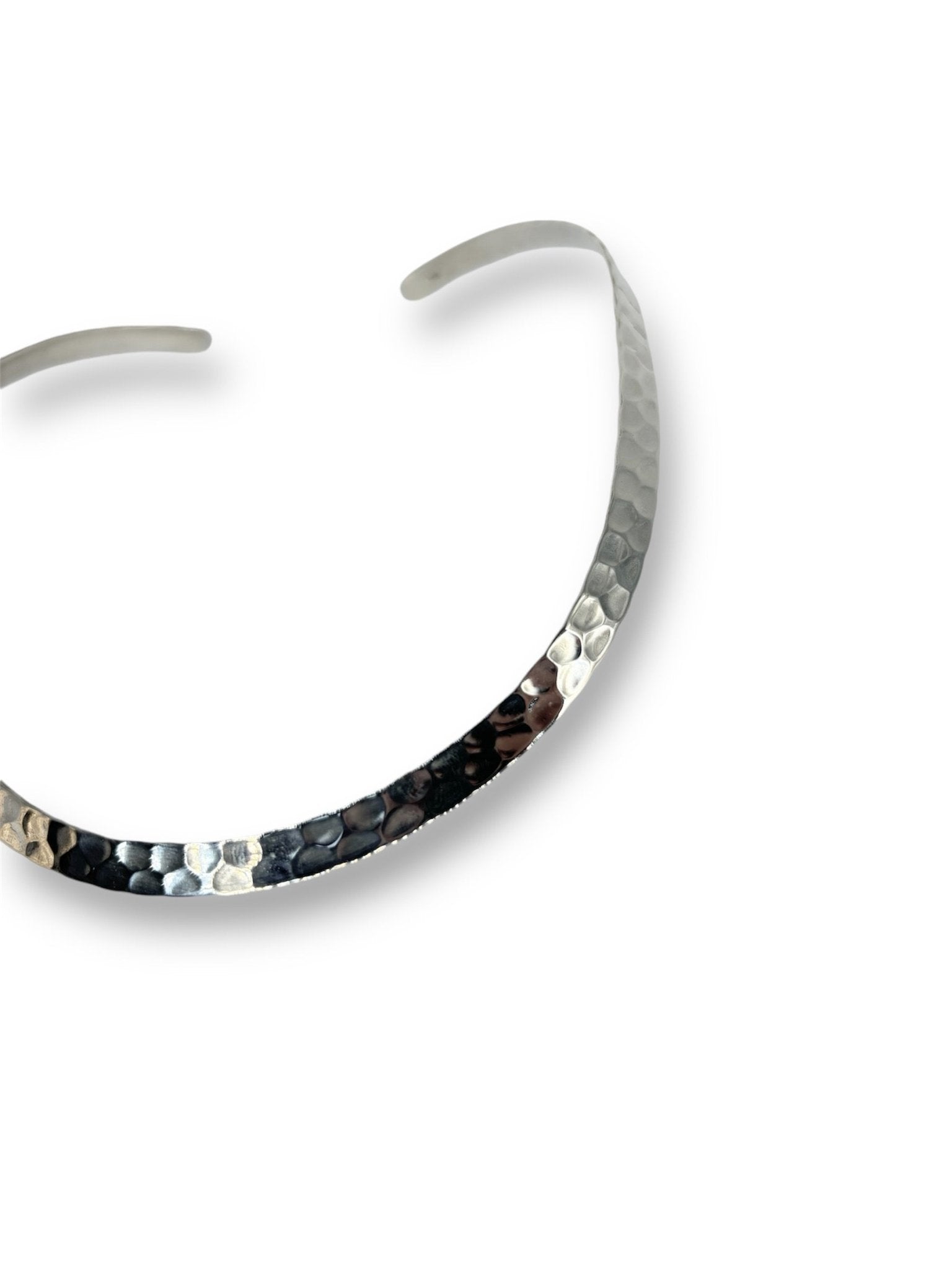 Collana rigida martellata argento 925 - SIddharta
