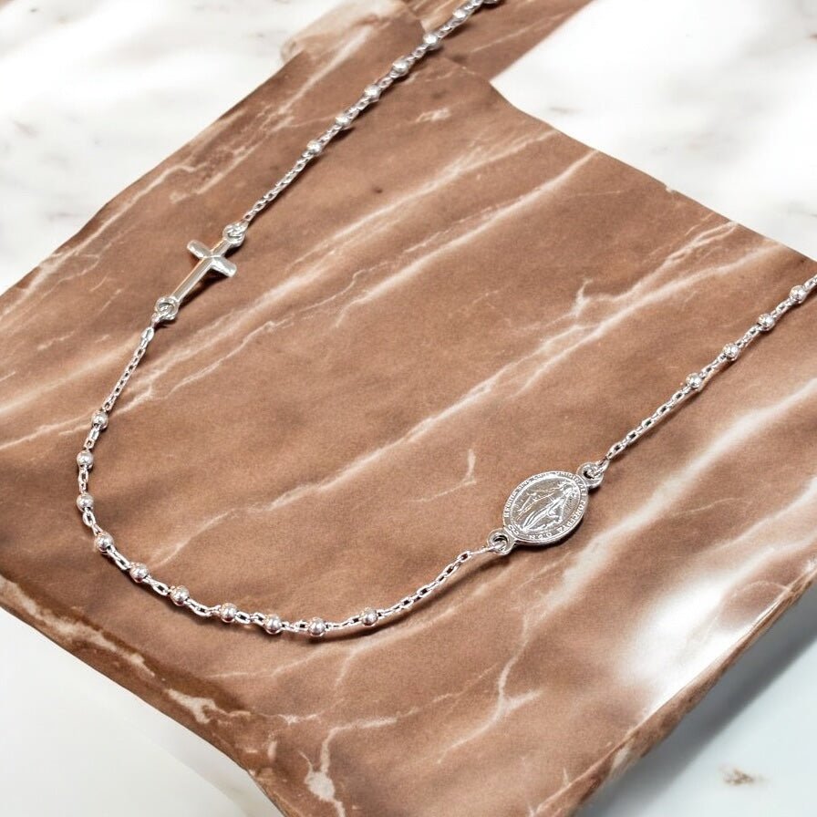 Collana Rosario girocollo in argento 925 - SIddharta