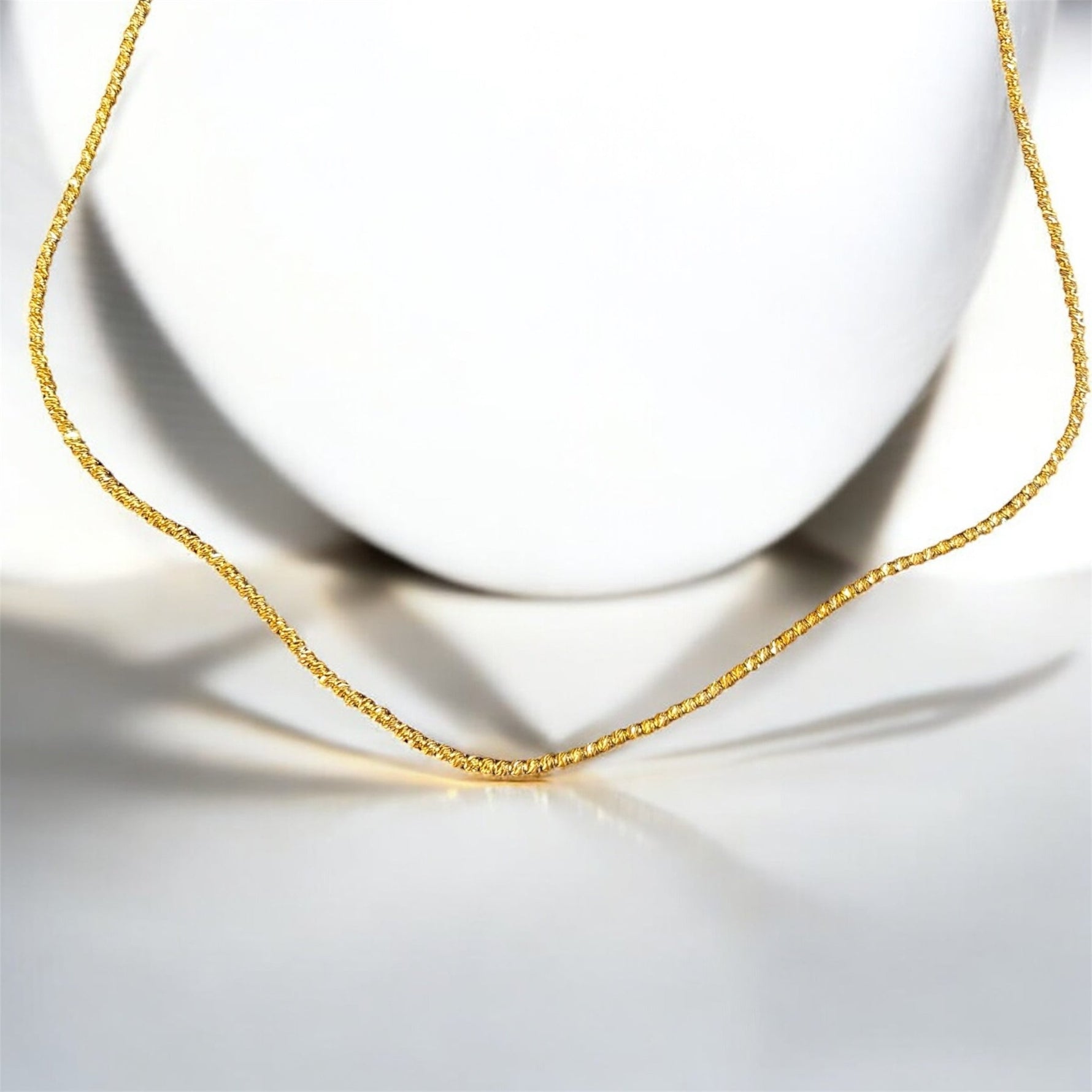 Collana sfere diamantate oro in argento 925 - SIddharta