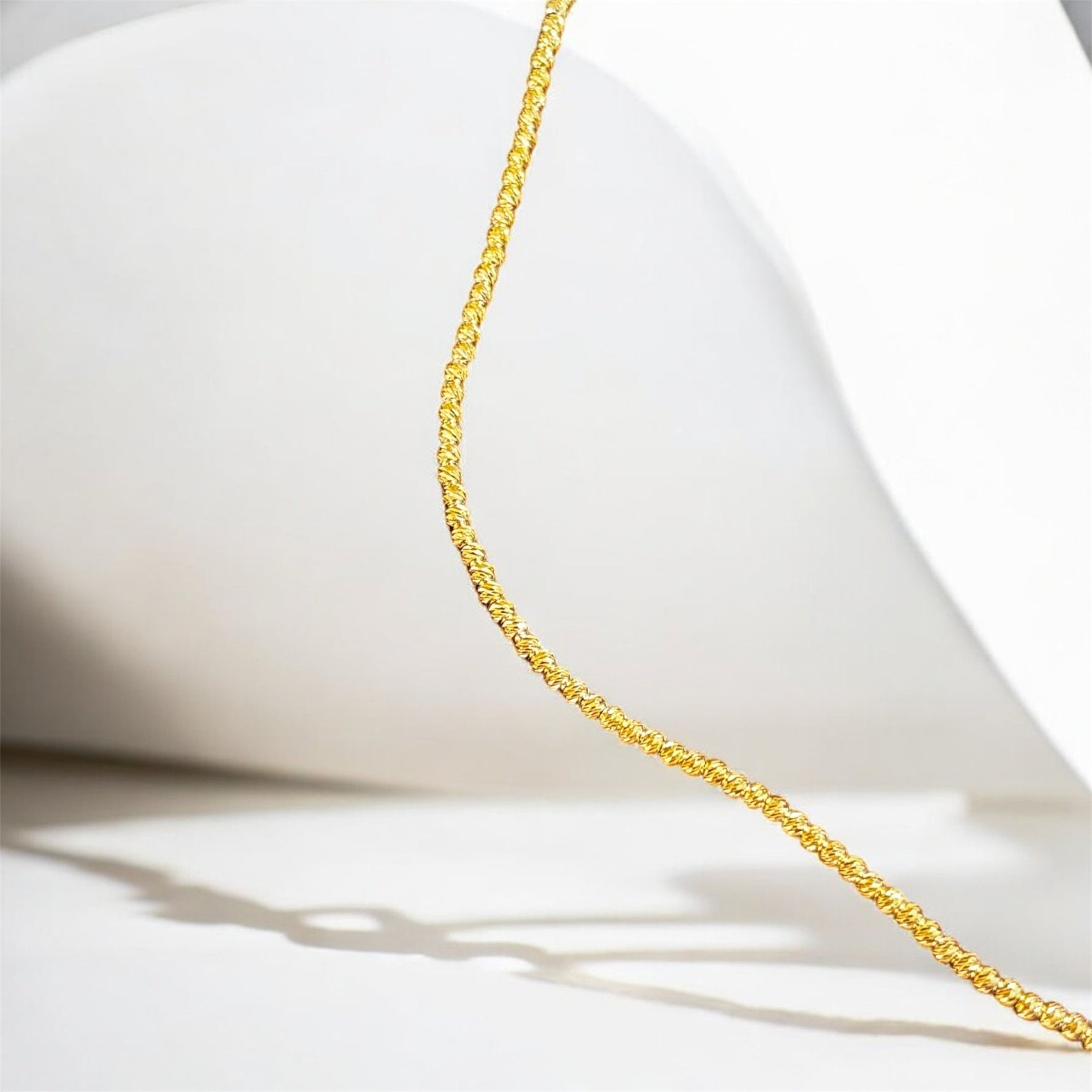 Collana sfere diamantate oro in argento 925 - SIddharta