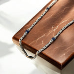 Collana Snake blue in argento 925 - SIddharta