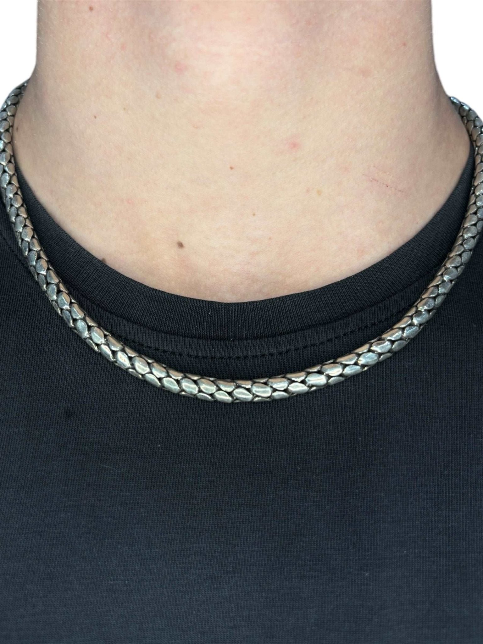 Collana Snake lavorato argento 925 - SIddharta