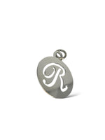 Medaglione lettera R argento 925 - SIddharta