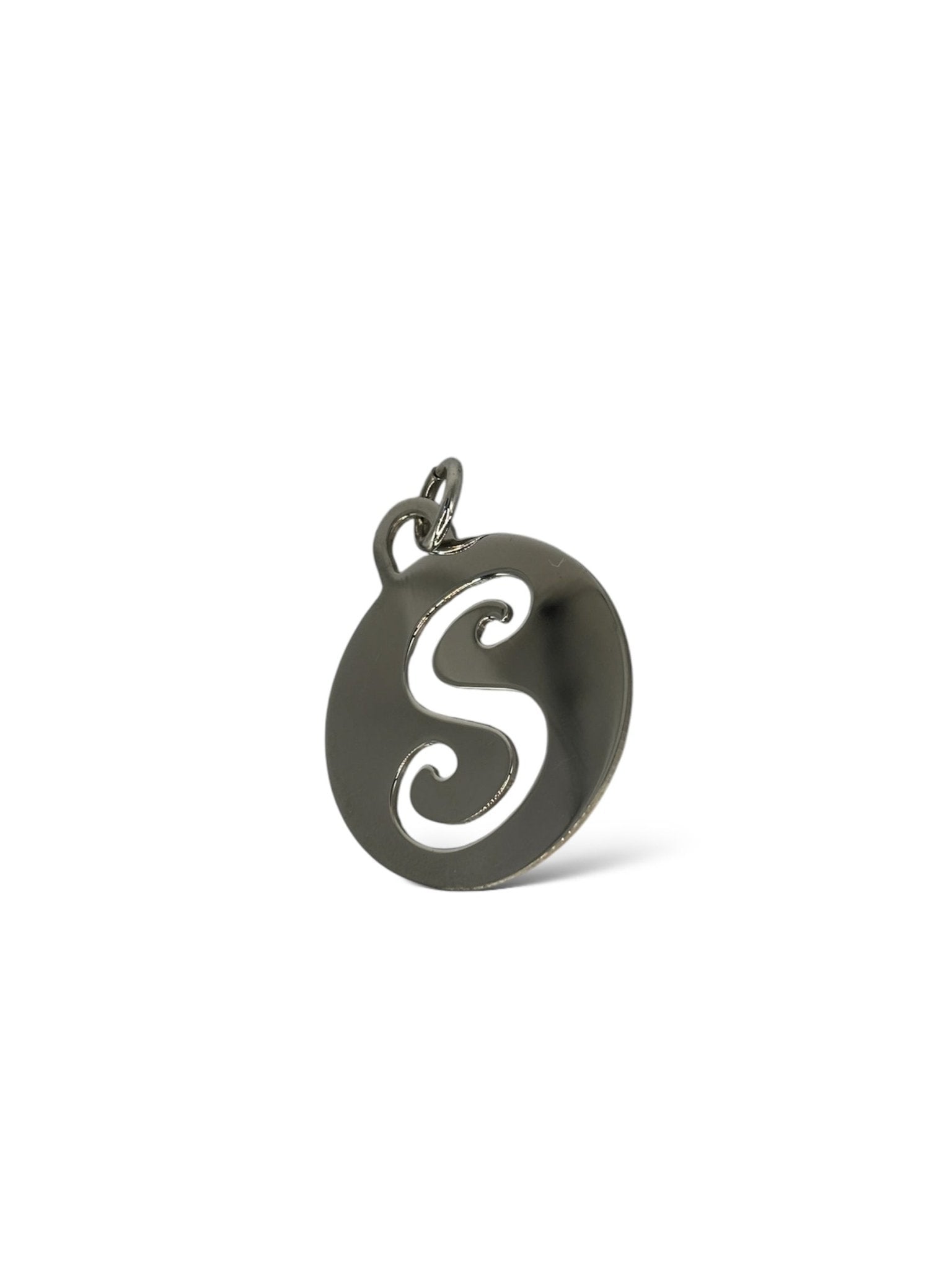 Medaglione lettera S argento 925 - SIddharta