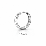 Orecchini a Cerchio in Acciaio Inox 316L – 13/15/17/19/21/23/25 mm – Uomo e Donna - SIddharta