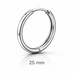 Orecchini a Cerchio in Acciaio Inox 316L – 13/15/17/19/21/23/25 mm – Uomo e Donna - SIddharta