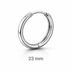 Orecchini a Cerchio in Acciaio Inox 316L – 13/15/17/19/21/23/25 mm – Uomo e Donna - SIddharta