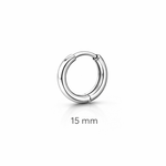 Orecchini a Cerchio in Acciaio Inox 316L – 13/15/17/19/21/23/25 mm – Uomo e Donna - SIddharta