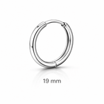 Orecchini a Cerchio in Acciaio Inox 316L – 13/15/17/19/21/23/25 mm – Uomo e Donna - SIddharta