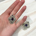 Orecchini Ametista in argento 925 - SIddharta