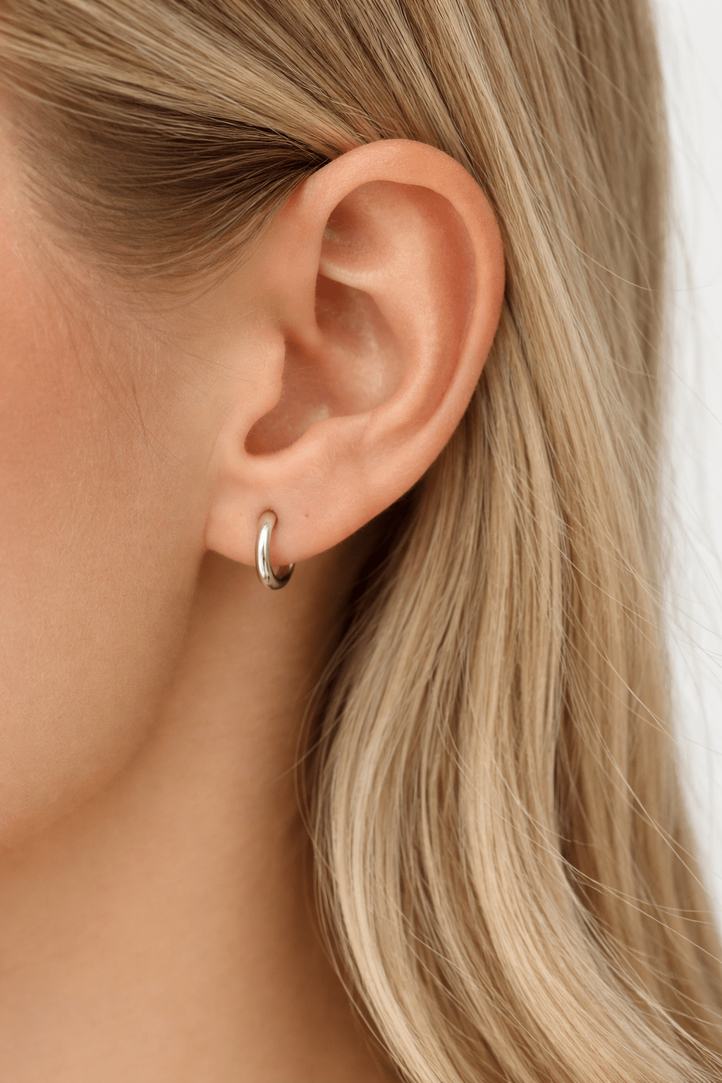 Orecchini Cerchi in Argento 925 Spessore 2 mm – Chiusura a incastro | Vari Diametri - SIddharta