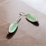 Orecchini goccia con turchese tibetano in argento 925 - SIddharta