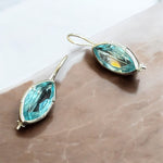 Orecchini goccia con turchese tibetano in argento 925 - SIddharta