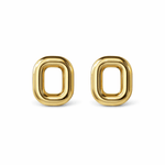 Orecchini Ovali Vuoti in Acciaio Inox 316L – Design Moderno (Oro / Argento) - SIddharta