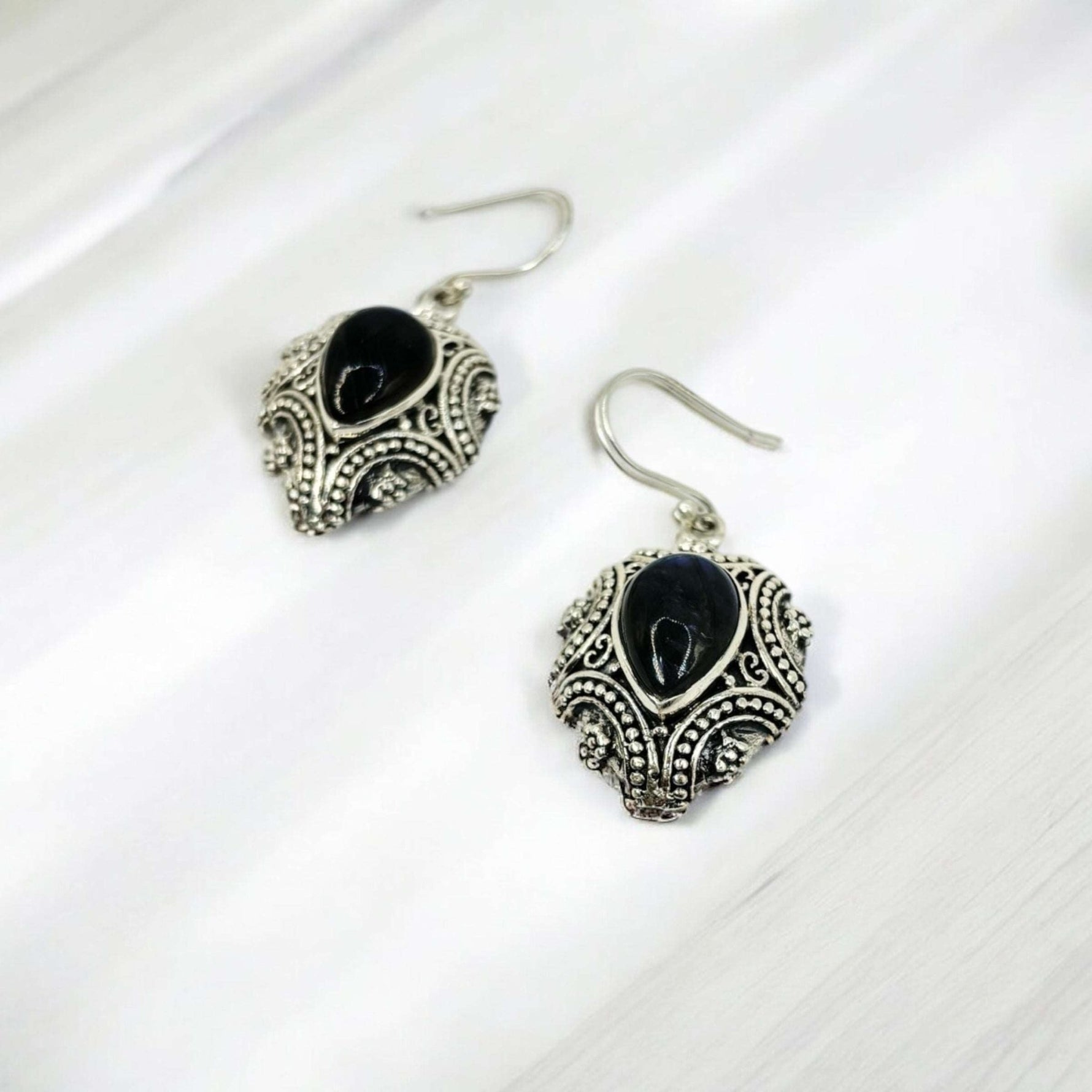 Orecchini pendenti Labradorite in argento 925 - SIddharta