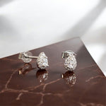 Orecchini punto luce goccia in argento 925 - SIddharta