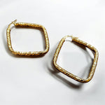 Orecchini rombo oro in argento 925 - SIddharta