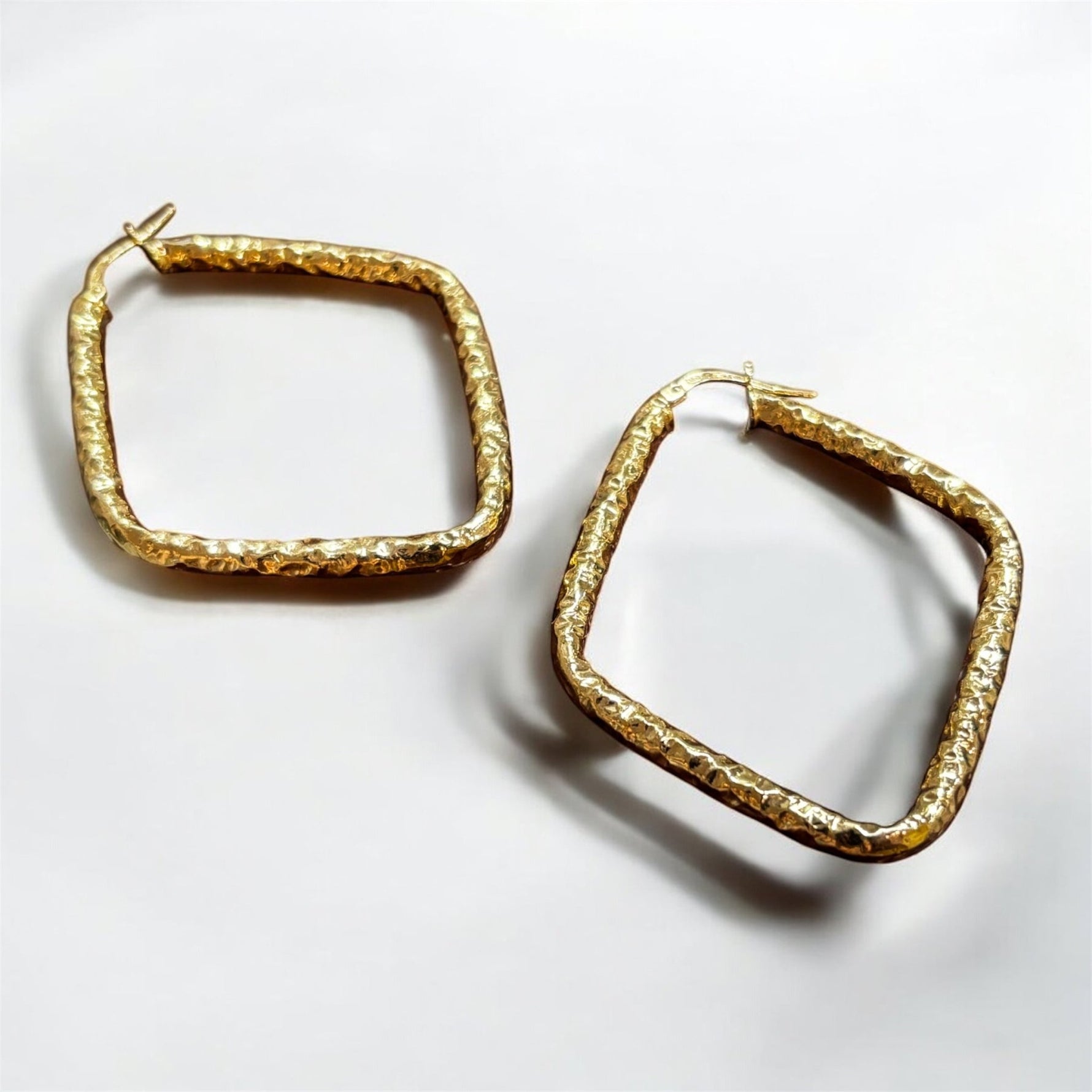 Orecchini rombo oro in argento 925 - SIddharta