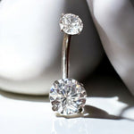 Piercing ombelico oro in acciaio inox - SIddharta