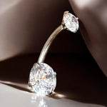 Piercing ombelico oro in acciaio inox - SIddharta