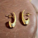 Semicerchi goccia oro in argento 925 - SIddharta