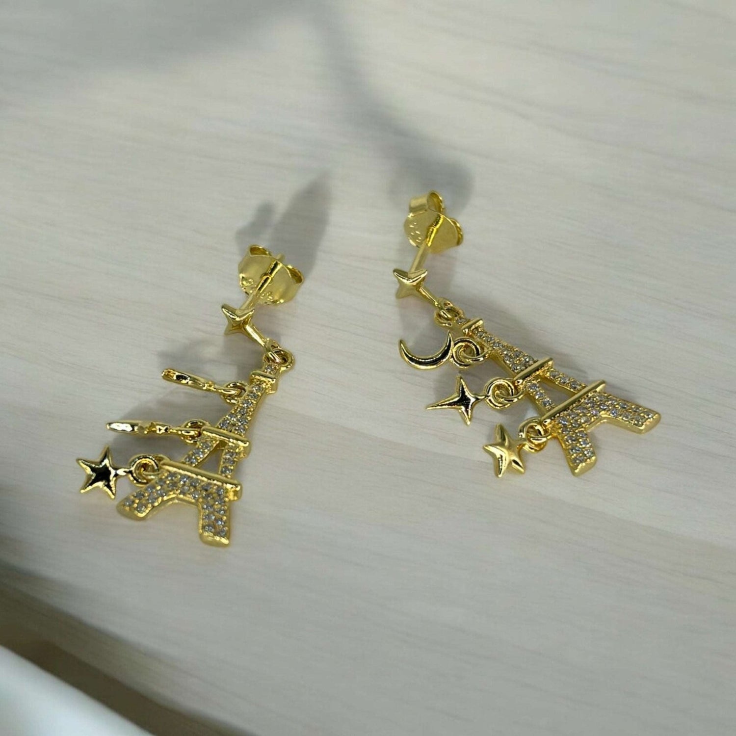 Set Parigi oro collana e orecchini - SIddharta