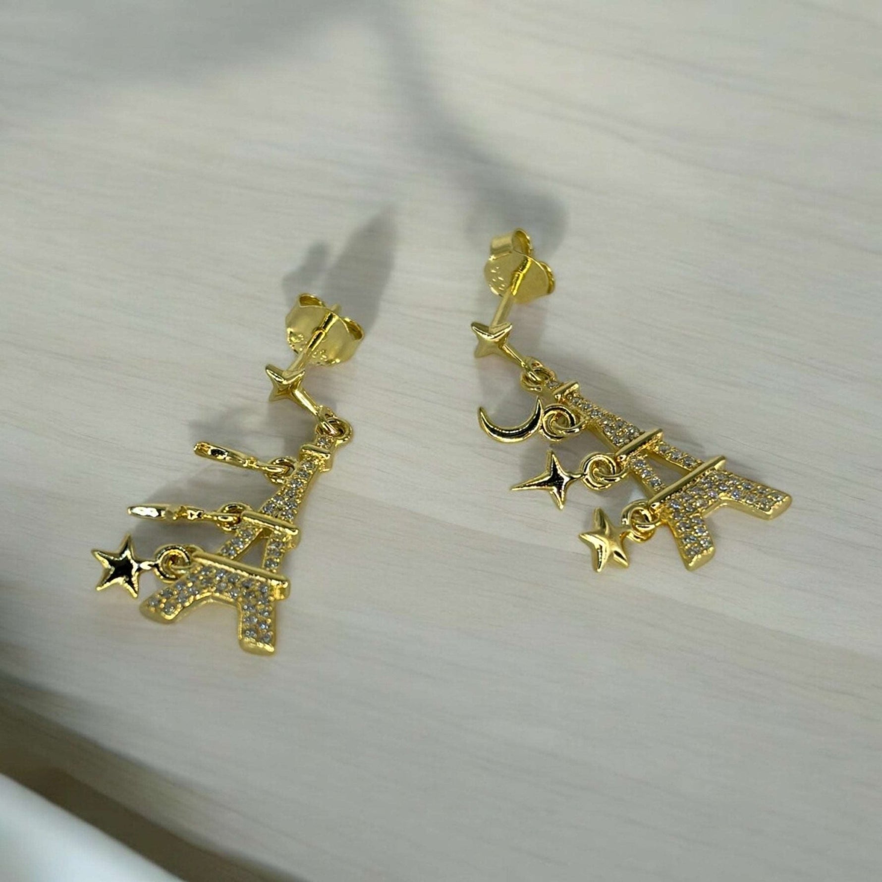 Set Parigi oro collana e orecchini - SIddharta