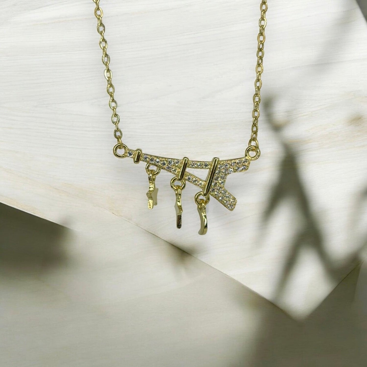 Set Parigi oro collana e orecchini - SIddharta