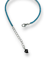 Tennis small azzurro argento 925 - SIddharta