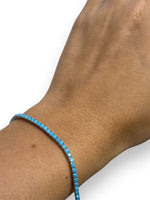Tennis small azzurro argento 925 - SIddharta