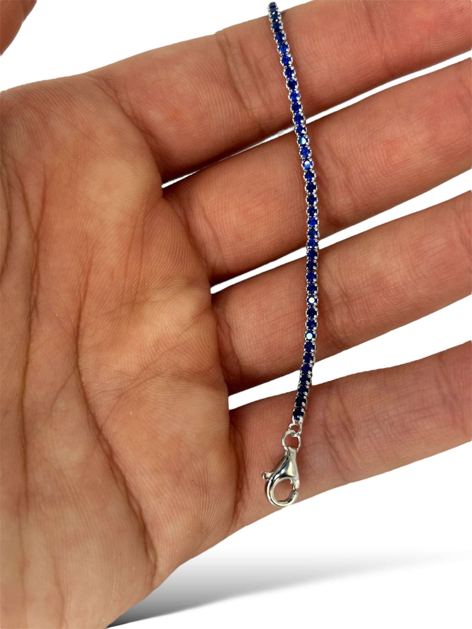 Tennis small blu argento 925 - SIddharta