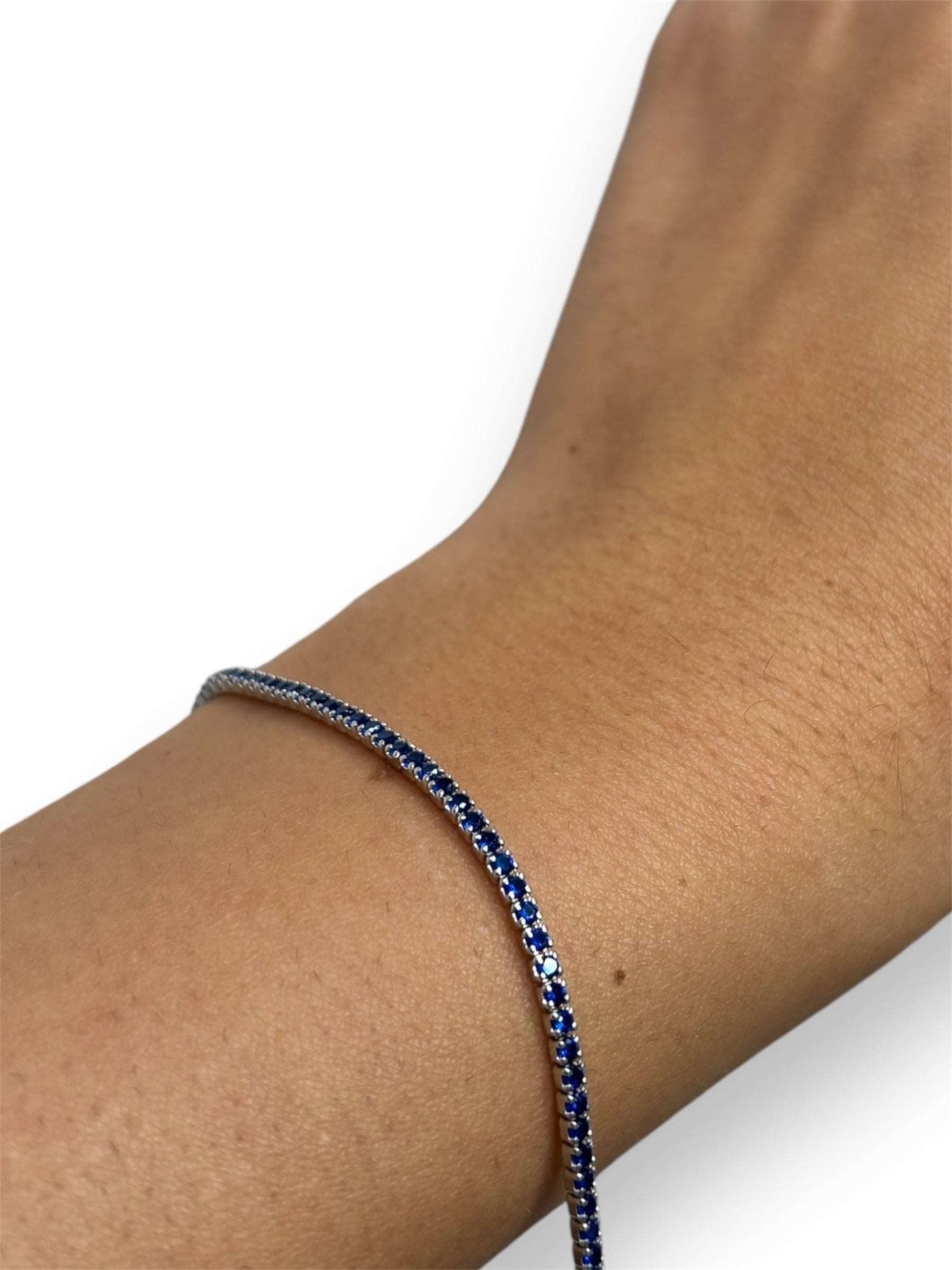 Tennis small blu argento 925 - SIddharta