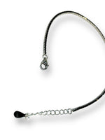 Tennis small nero argento 925 - SIddharta