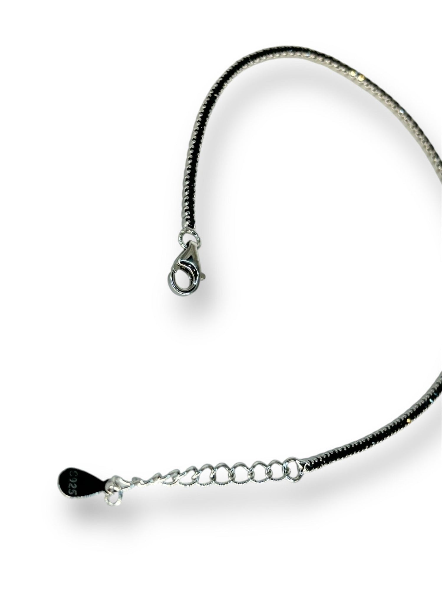 Tennis small nero argento 925 - SIddharta