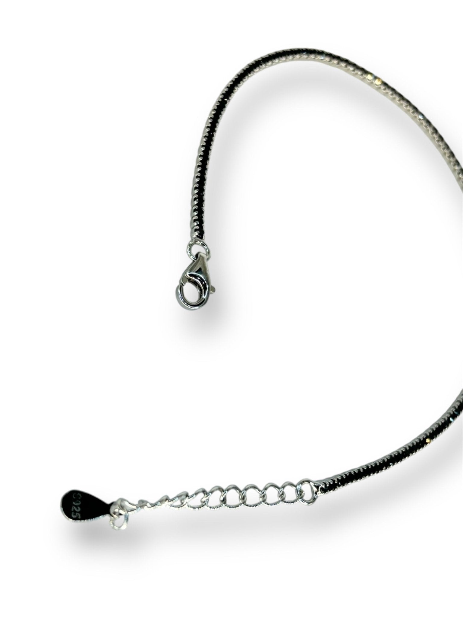 Tennis small nero argento 925 - SIddharta