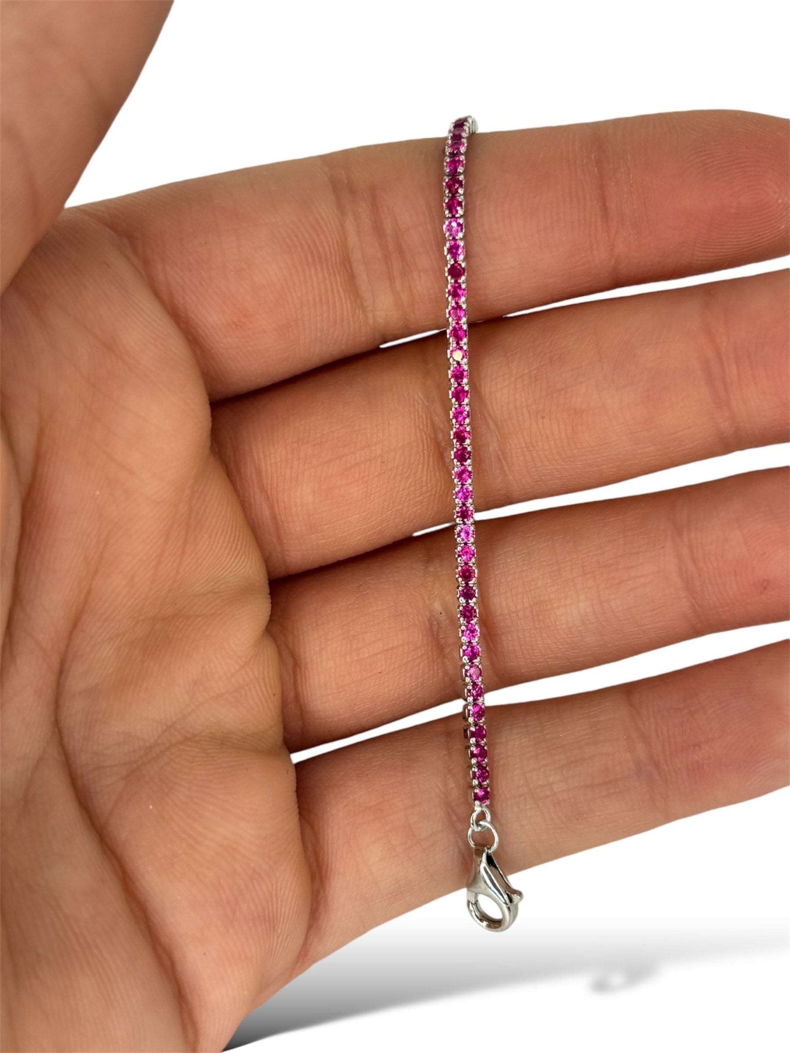 Tennis small rosa argento 925 - SIddharta