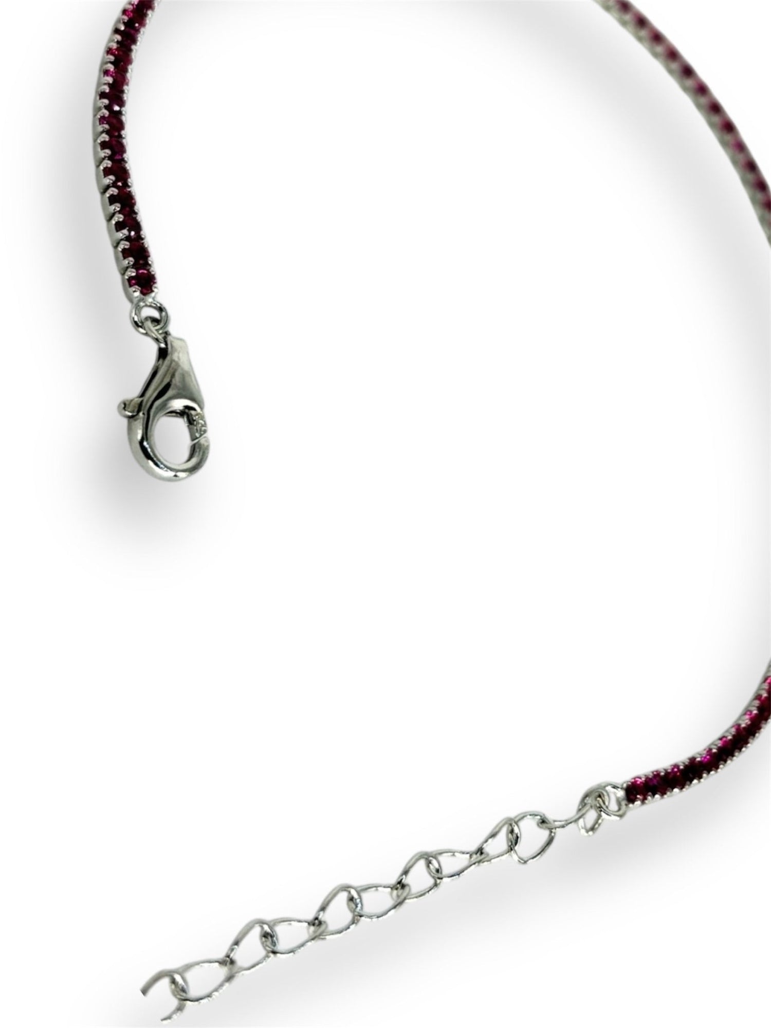 Tennis small rosa argento 925 - SIddharta